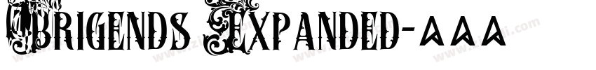 Brigends Expanded字体转换 Brigends Expanded字体转换